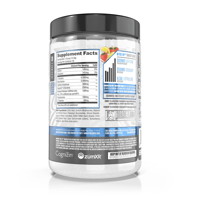 Ryse Loaded Pre-Workout Supplement - Boost Energy, Focus & Performance for Gym & Fitness Training | Ideal for Athletes & Bodybuilders