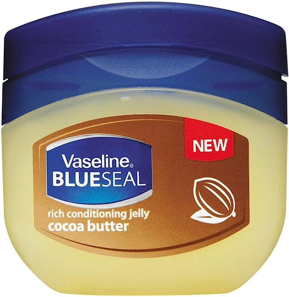 Vaseline 100% Pure Petroleum Jelly with Cocoa Butter - 8.8oz (250ml) Moisturizing Skin Care for Dry Hands, Lips & Body - Perfect for Winter, Tattoo Aftercare & Baby Care
