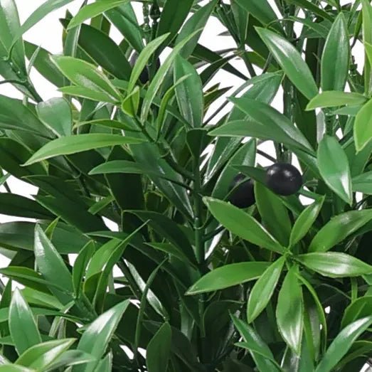 Premium 130cm Artificial Olive Tree - UV Resistant Faux Potted Plant for Home, Office & Indoor Decor