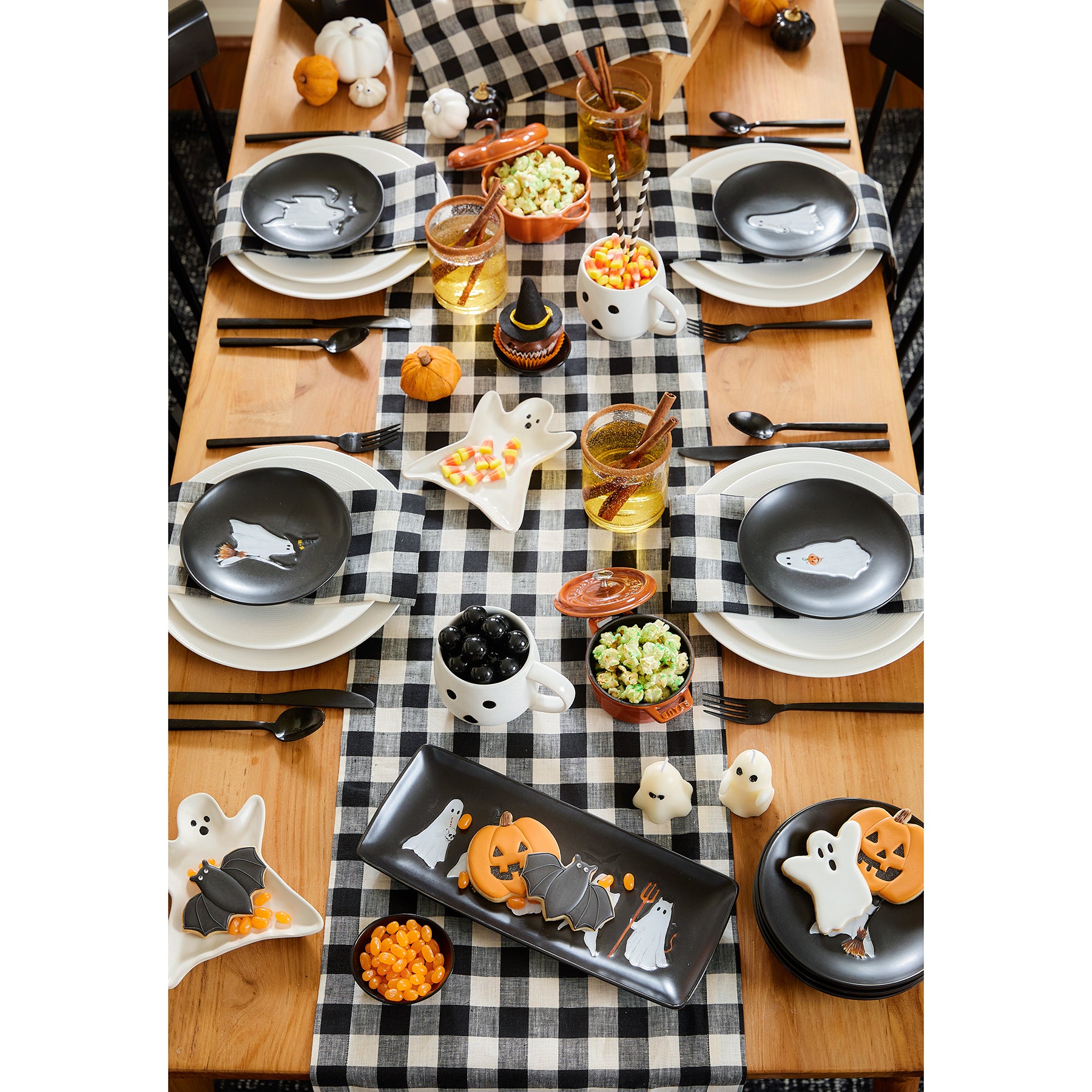 Morgan Check Table Runner - Classic Plaid Cotton Tablecloth for Dining & Kitchen Decor - Perfect for Holiday Dinners, Parties & Farmhouse Style Home Decor