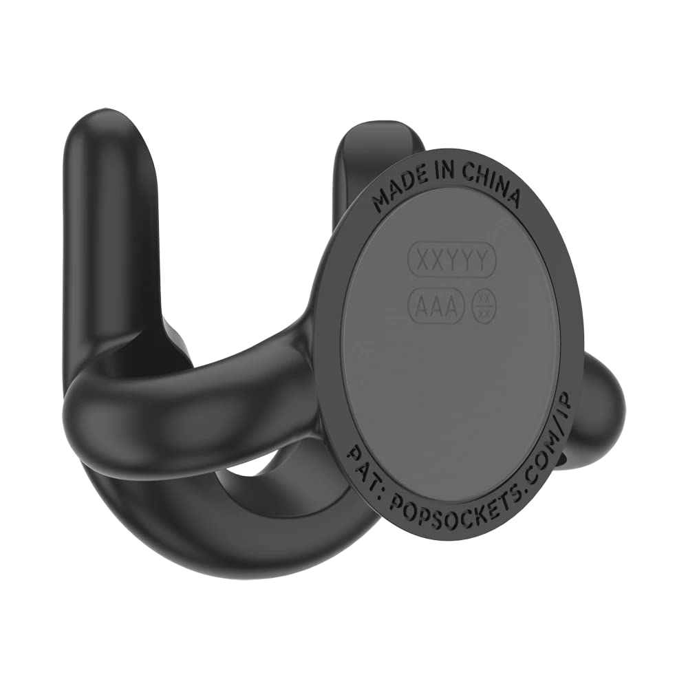 PopSockets Multi-Surface Phone Mount & Stand - Universal Phone Holder for Desk, Car & Home (Black) | Perfect for Work, Travel & Hands-Free Viewing