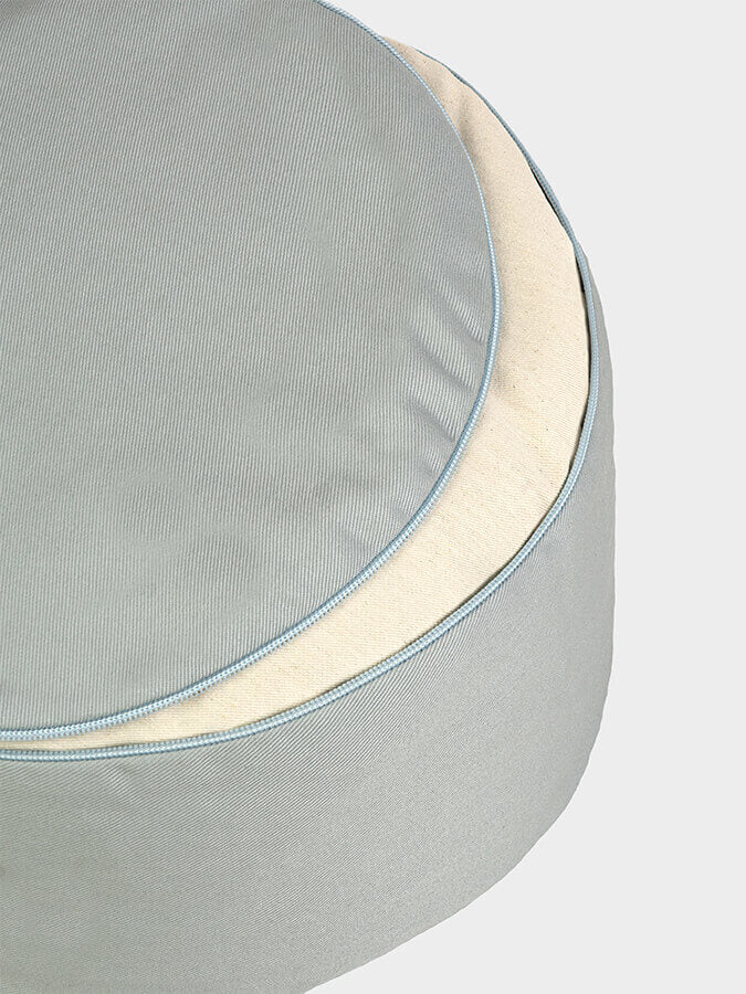 Premium Large Yoga Meditation Cushion - Zafu Bolster for Yoga Studio, Home Practice & Zen Meditation - Ergonomic Support for Cross-Legged Sitting & Mindfulness Sessions