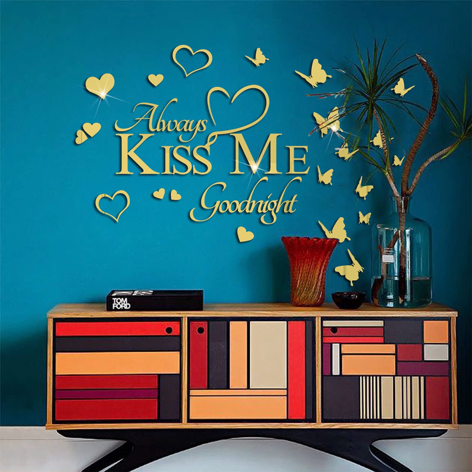 Self-Adhesive Mirror Wall Stickers - 3D Acrylic Decorative Stickers for Home, Bedroom & Living Room Decor - DIY Peel and Stick Wall Art for Stylish Interior Design