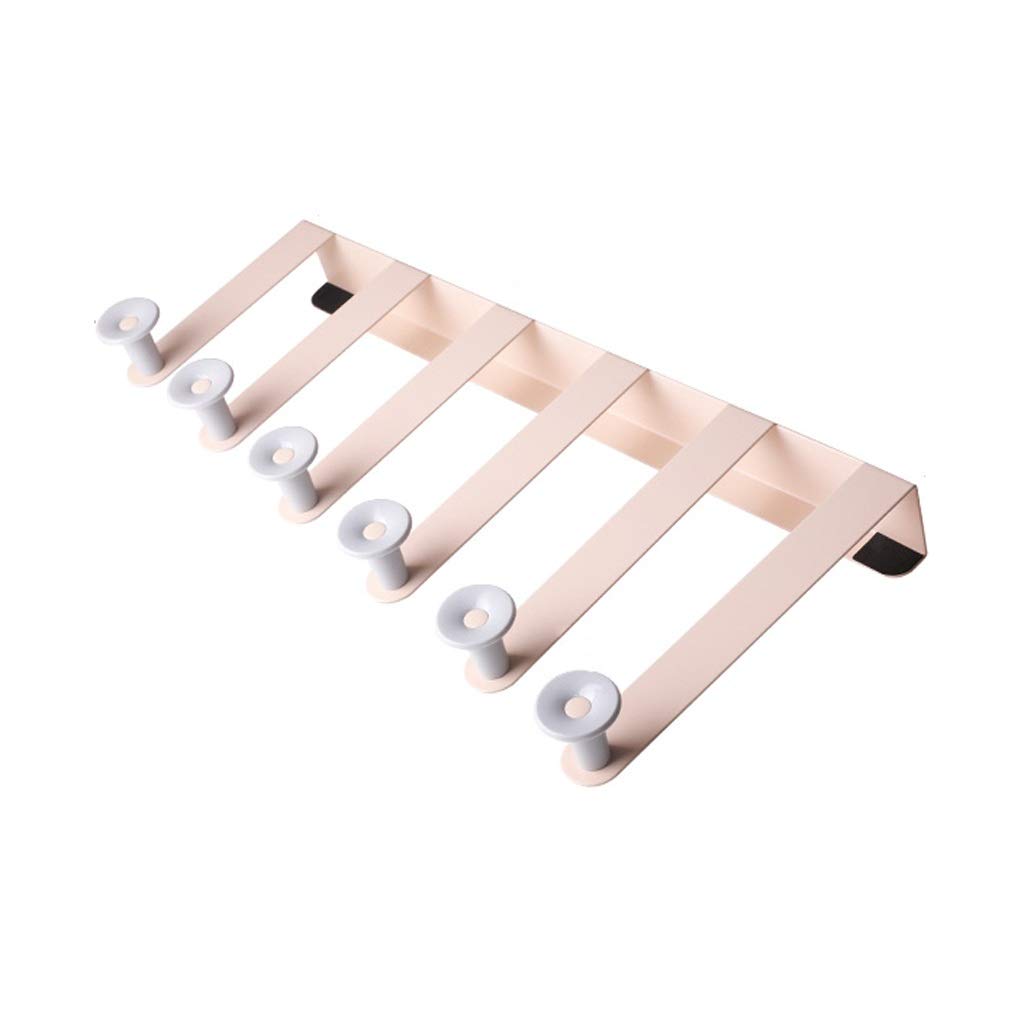 Wall Mounted Coat Rack - Heavy Duty Over Door Hanger with 8 Hooks, European Style No Drill Design for Coats, Hats & Accessories | Perfect for Entryway, Bedroom & Closet Organization