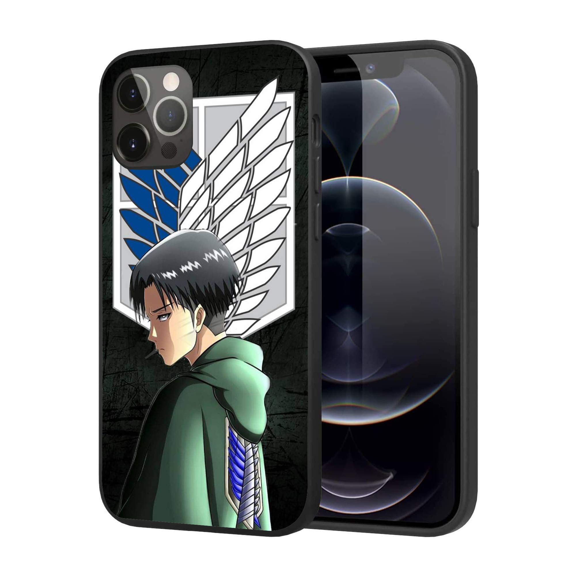 iPhone 12 Pro Max Case - Slim Protective Cover with Attack on Titan Design | Shockproof & Scratch-Resistant Phone Case for Daily Use, Travel & Outdoor Activities