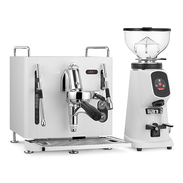 Sanremo Cube Espresso Machine & Coffee Grinder Combo - Professional Barista-Grade Equipment for Home & Cafe Use