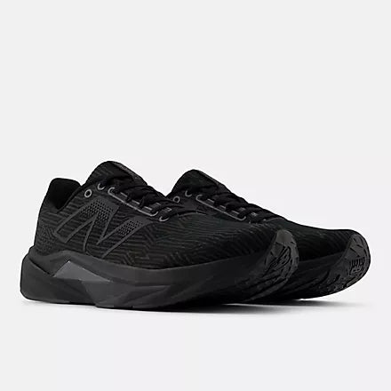 New Balance Men's FuelCell Propel V5 Triple Black Running Shoes - Lightweight & Responsive for Training, Jogging, and Gym Workouts