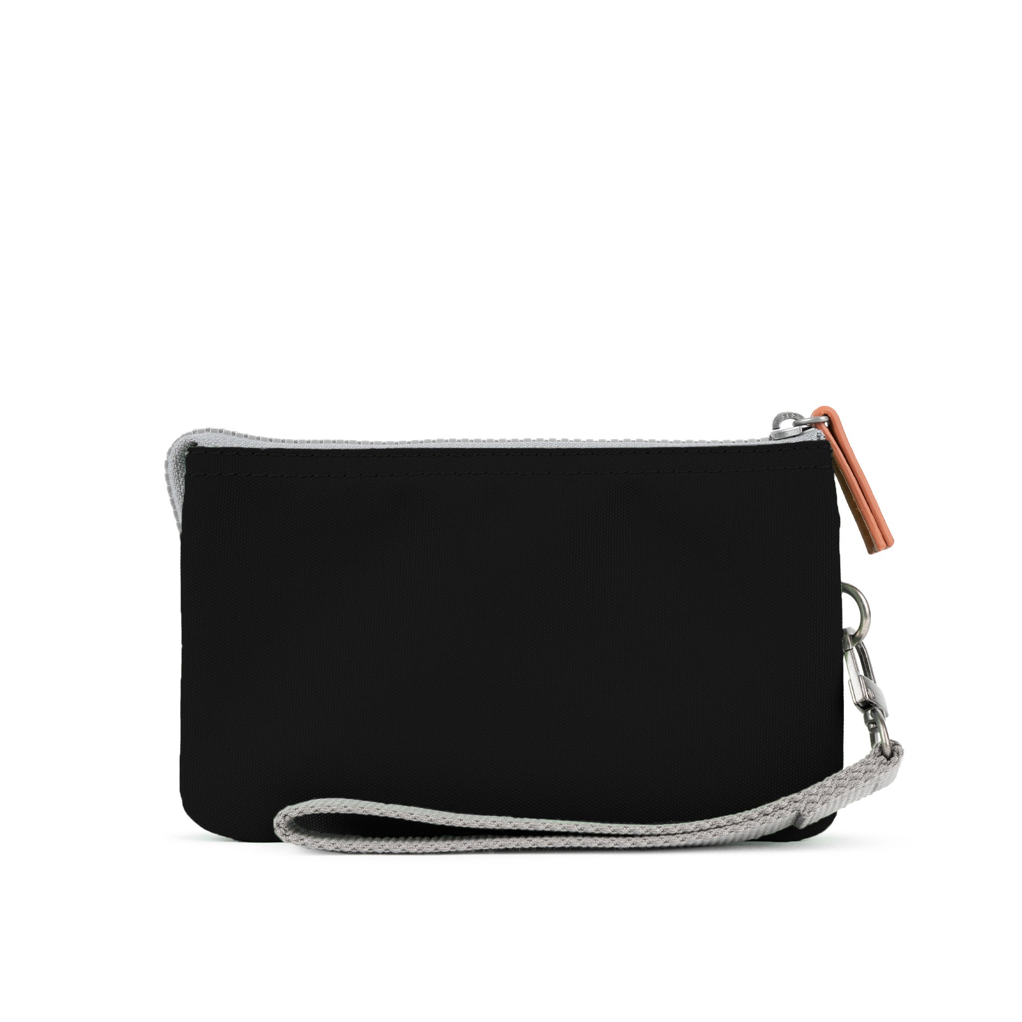 Eco-Friendly Carnaby Crossbody Bag with Adjustable Wrist Strap - Sustainable Ash Gray Recycled Canvas - Perfect for Travel, Shopping & Everyday Use