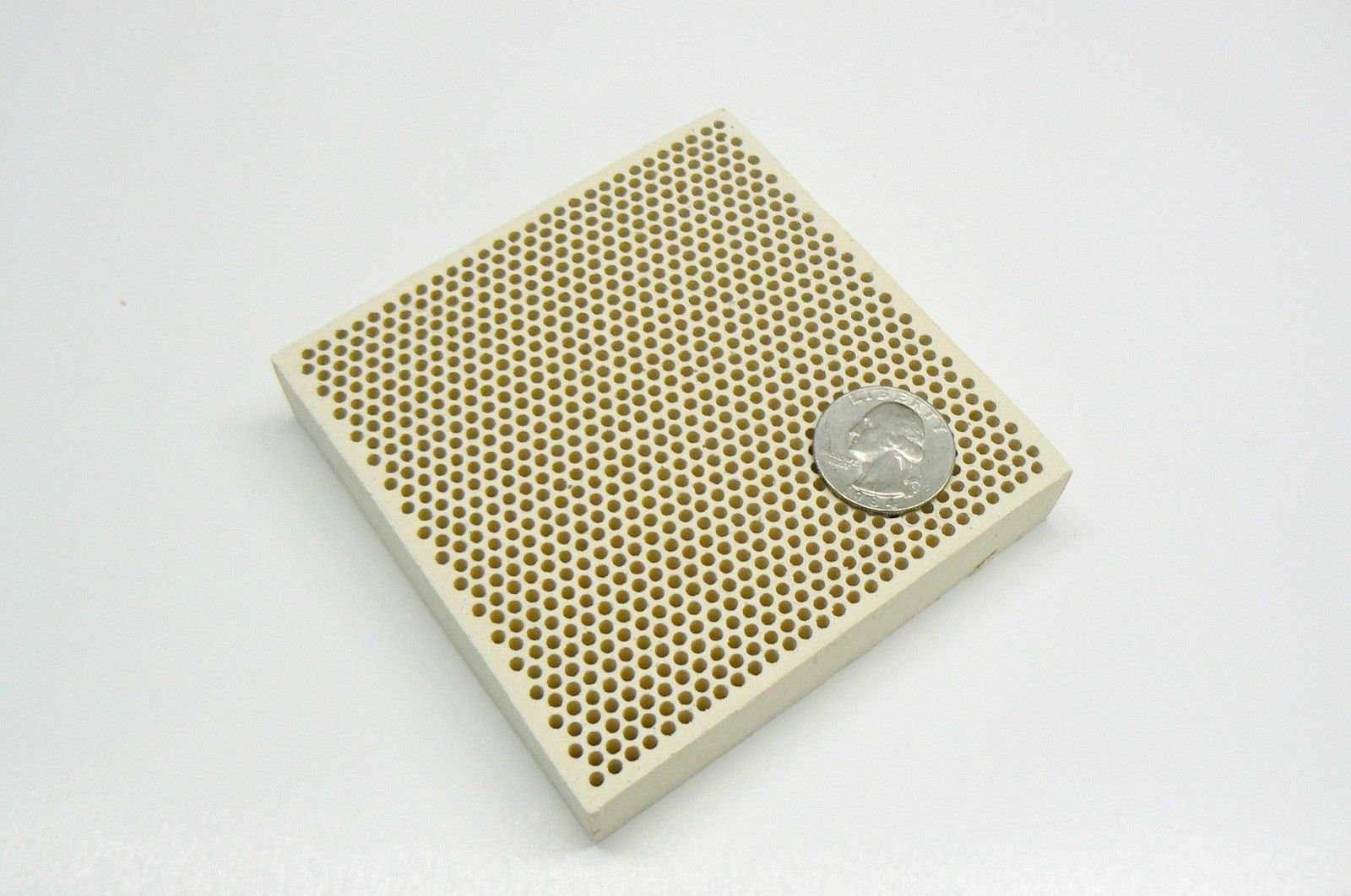 JTS 4x4 Inch Ceramic Honeycomb Soldering Plate with Holes - Heat Resistant Jewelry Making Tool for Soldering, Beading & Metalworking - Perfect for Jewelers, DIY Crafts & Small Metal Projects