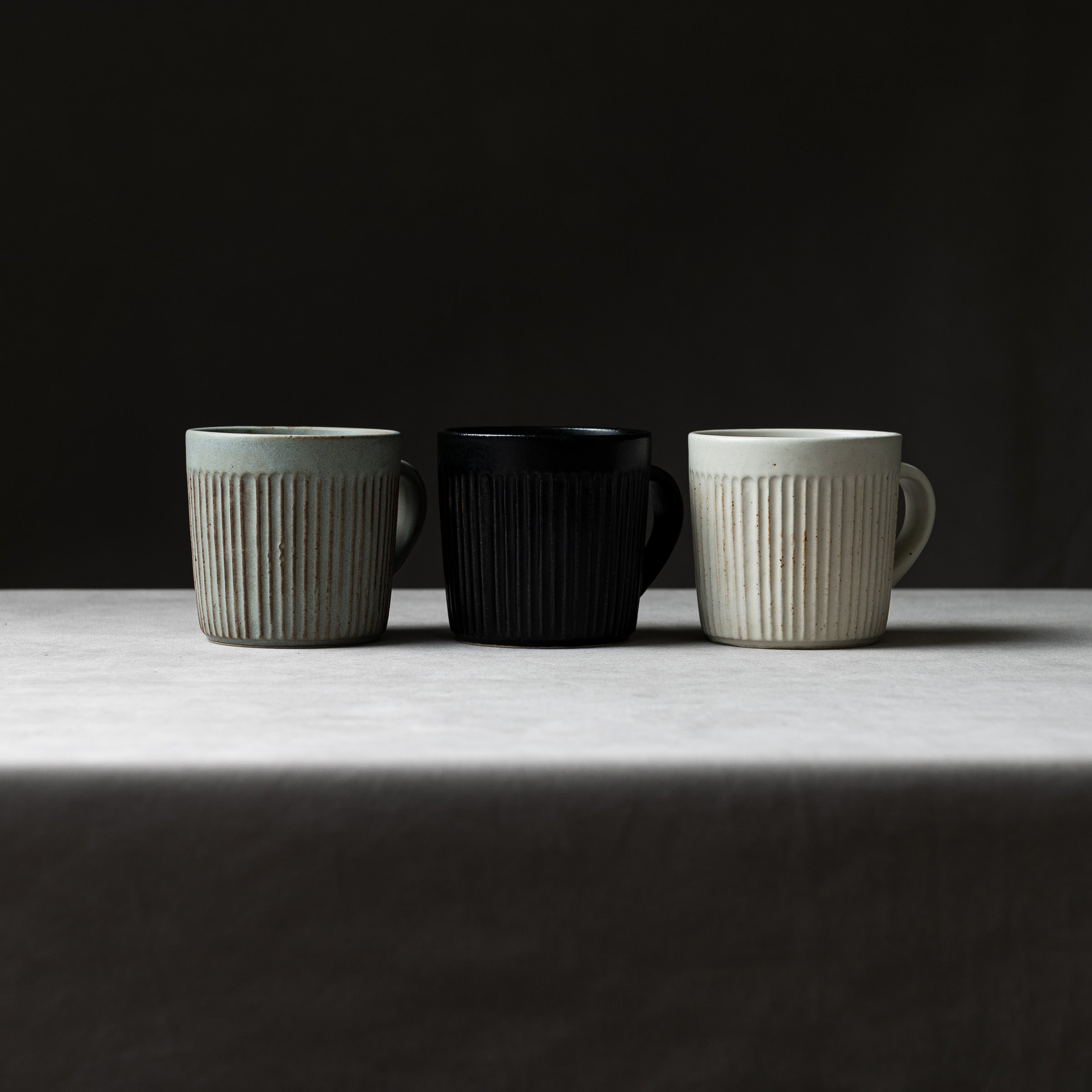 Saliu Shinogi Ceramic Coffee Mug - 3 Stylish Colors for Home, Office & Gifts | Durable & Elegant Tea Cup for Daily Use