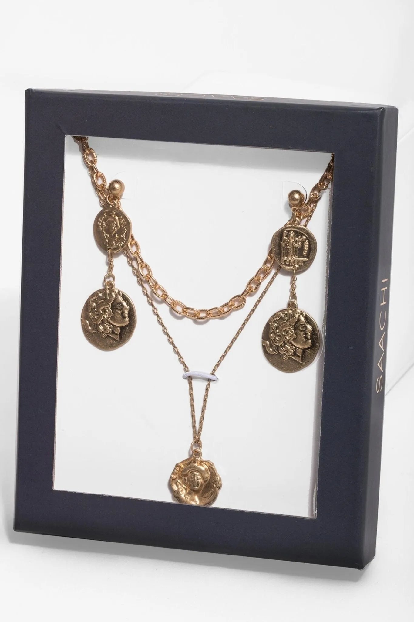 Elegant Coin Necklace and Earring Gift Set for Women - Perfect for Birthday, Anniversary & Valentine's Day Gifts | Jewelry Set for Everyday Wear & Special Occasions