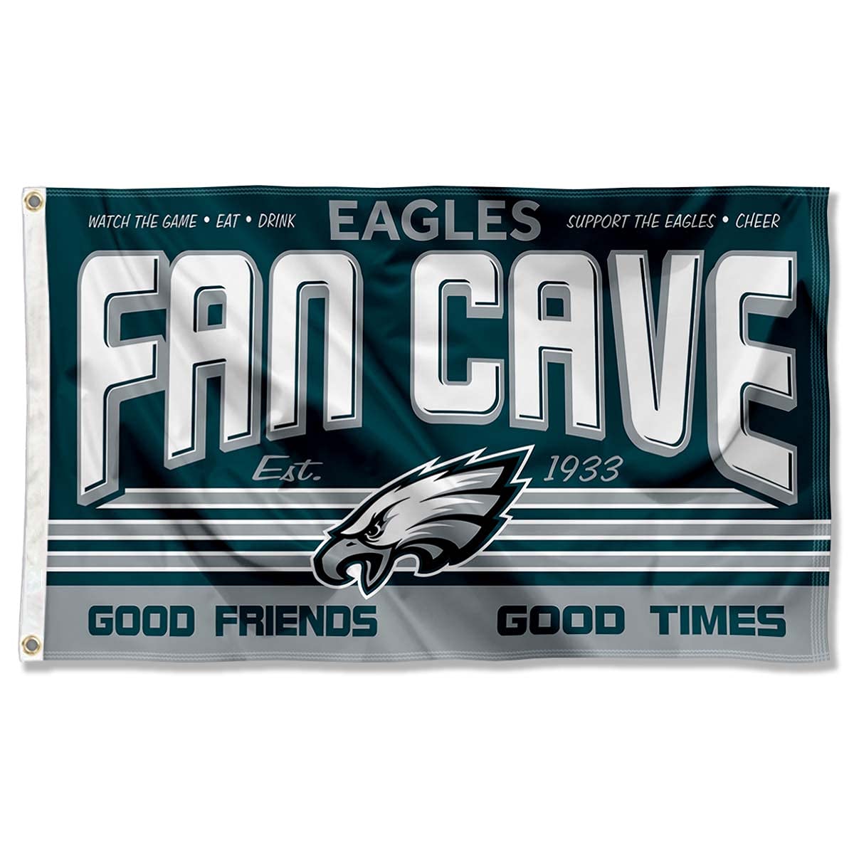 Philadelphia Eagles Man Cave Banner Flag - Premium NFL Team Decor for Game Day & Fan Cave - Perfect for Home, Office, and Tailgating Parties