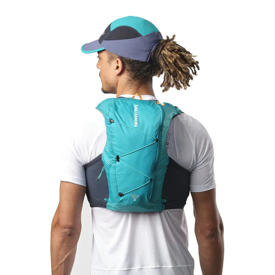 Unisex Salomon Active Skin 8 Hydration Vest Set - Lightweight Running Pack for Trail Runners & Hikers - Perfect for Long Distance Running, Marathon Training & Outdoor Adventures