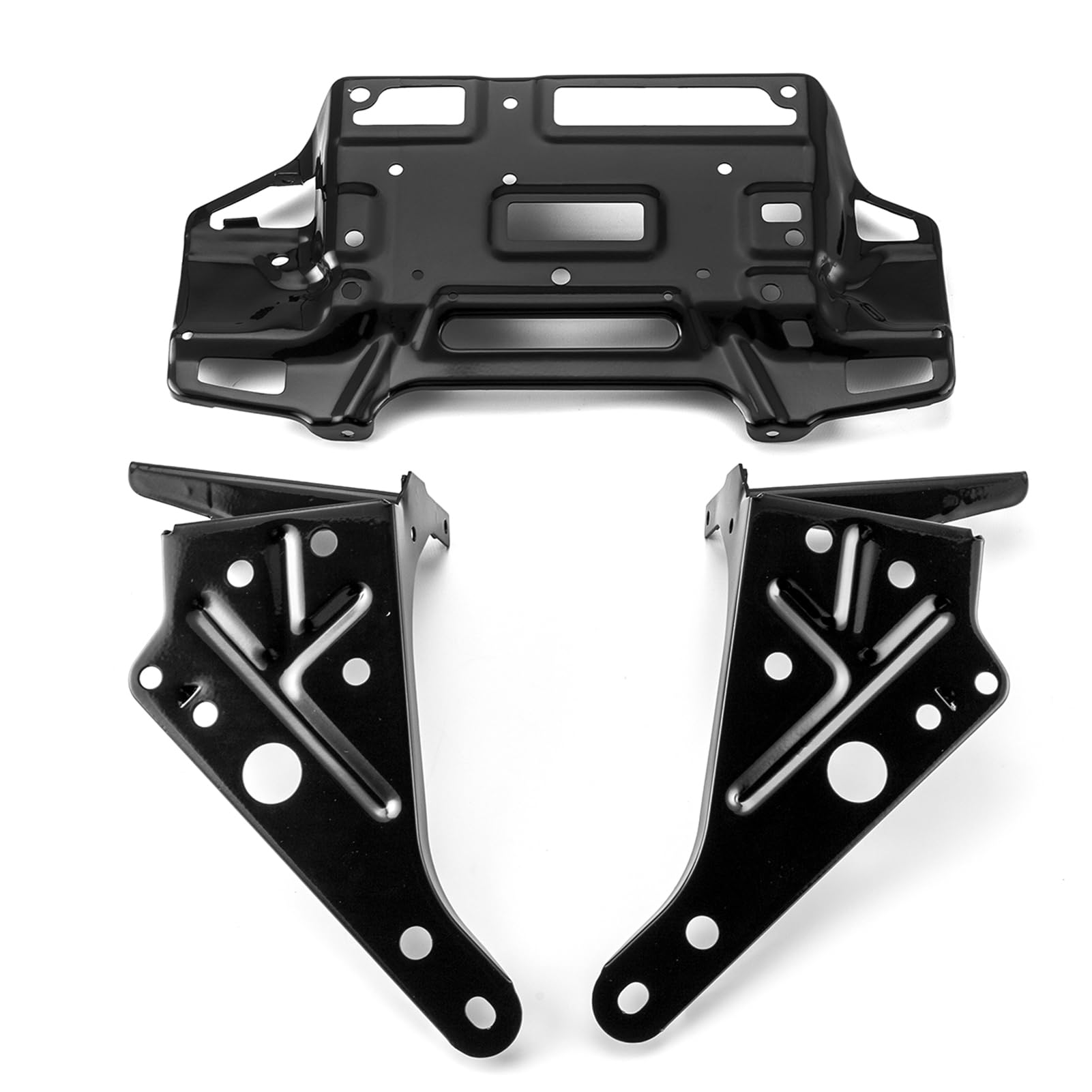 Harley Touring Inner Fairing Radio Bracket Kit - Left & Right Mount Compatible with Street Glide Electra Glide FLHX FLHT (2014-2023) & Ultra Limited FLHTK (2014-2024) - Perfect for Motorcycle Audio System Installation & Custom Upgrades