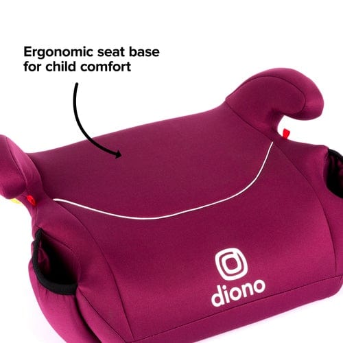 Diono Solana Backless Booster Car Seat (2 Pack) - Lightweight & Portable for Kids 3-12 Years - Perfect for Travel, School, and Carpooling