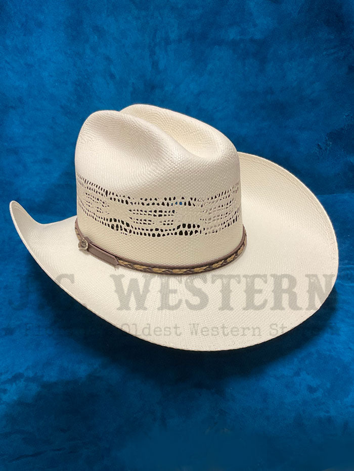 Justin JS1056BYSN40 20X Bryson Western Straw Cowboy Hat in Ivory - Perfect for Country Rides, Outdoor Events & Summer Fashion
