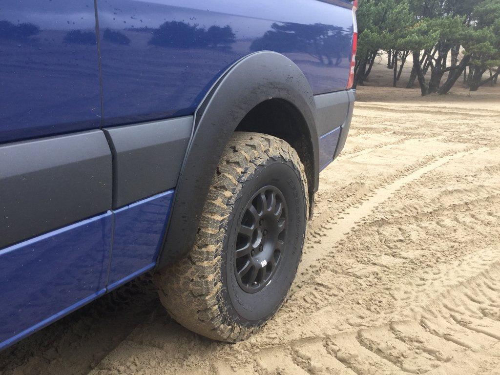Terrawagen Sprinter 4x4 BIG Fender Flare Kit for Mercedes-Benz 2014-2018 Models | Off-Road Upgrade for Van Conversions & Adventure Vehicles