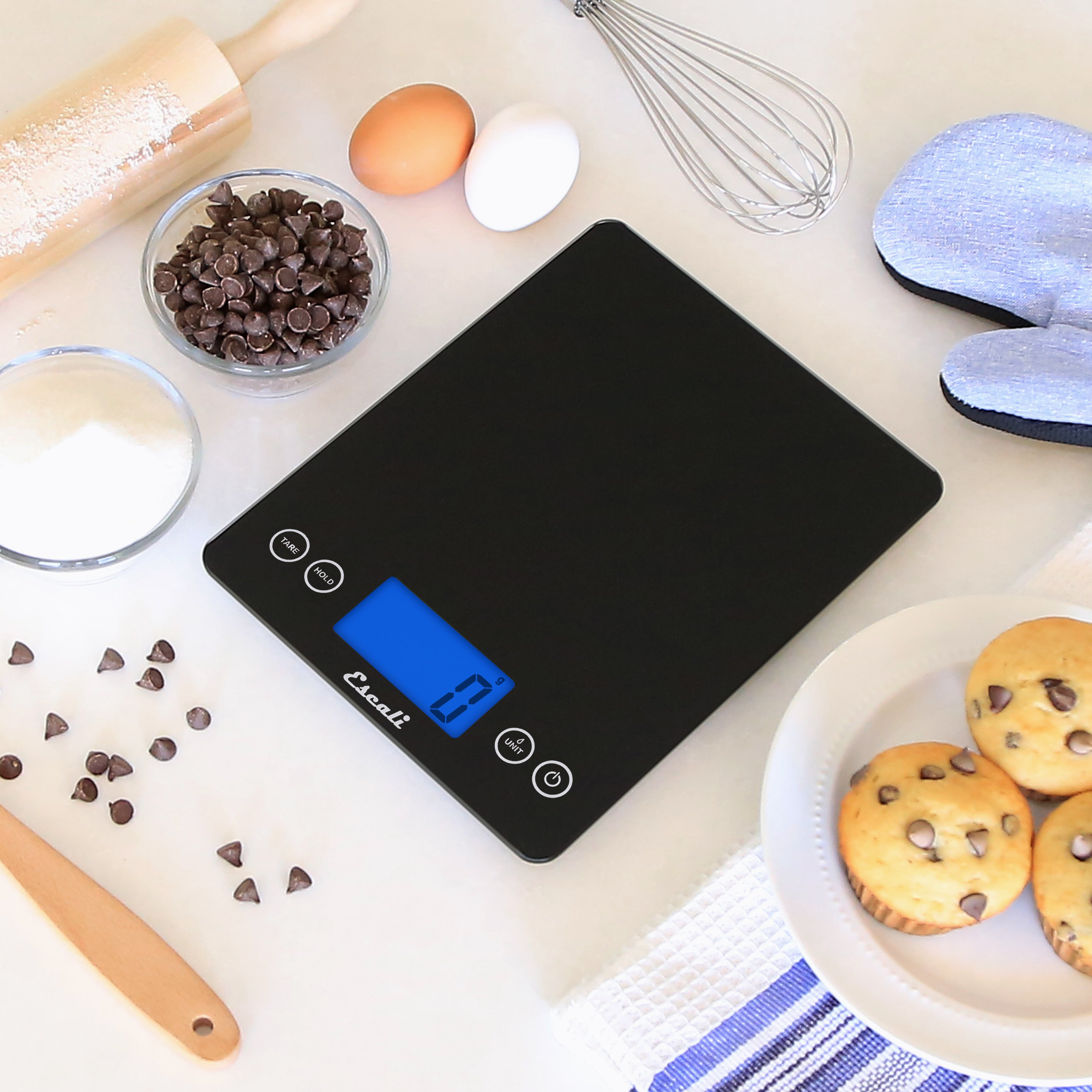 Arti XL Digital Glass Kitchen Scale - Precise Food Weighing for Baking, Cooking & Meal Prep - Perfect for Home Chefs & Bakers