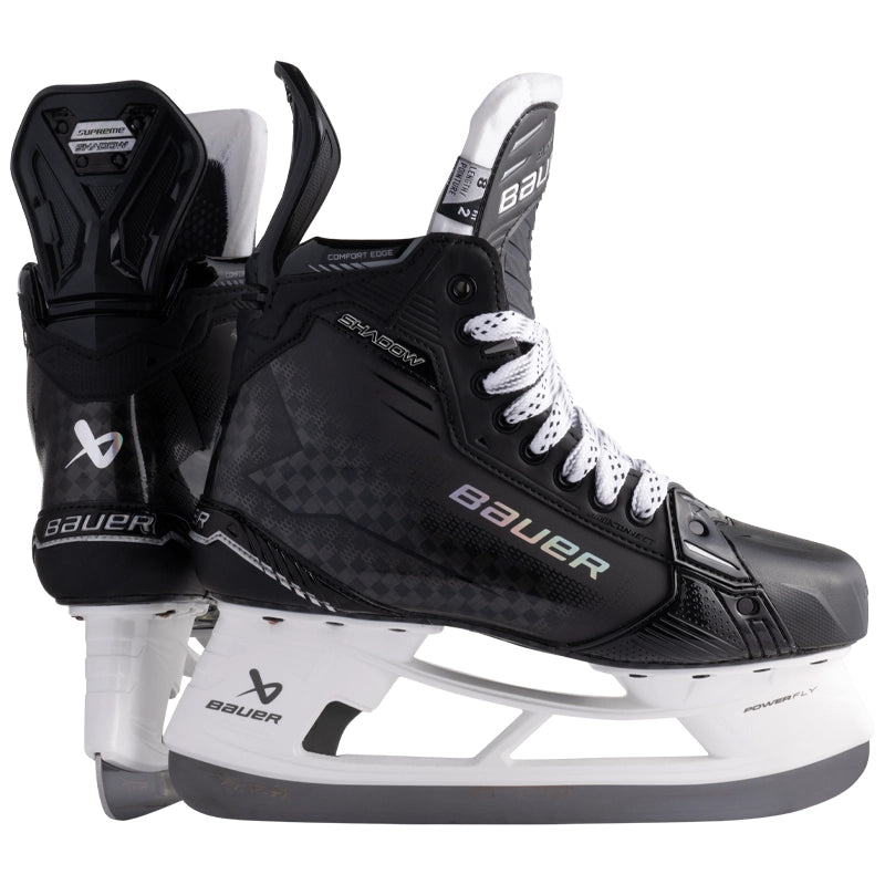Bauer Supreme Shadow Intermediate Ice Hockey Skates - High-Performance Skates for Competitive Players & Training on Ice