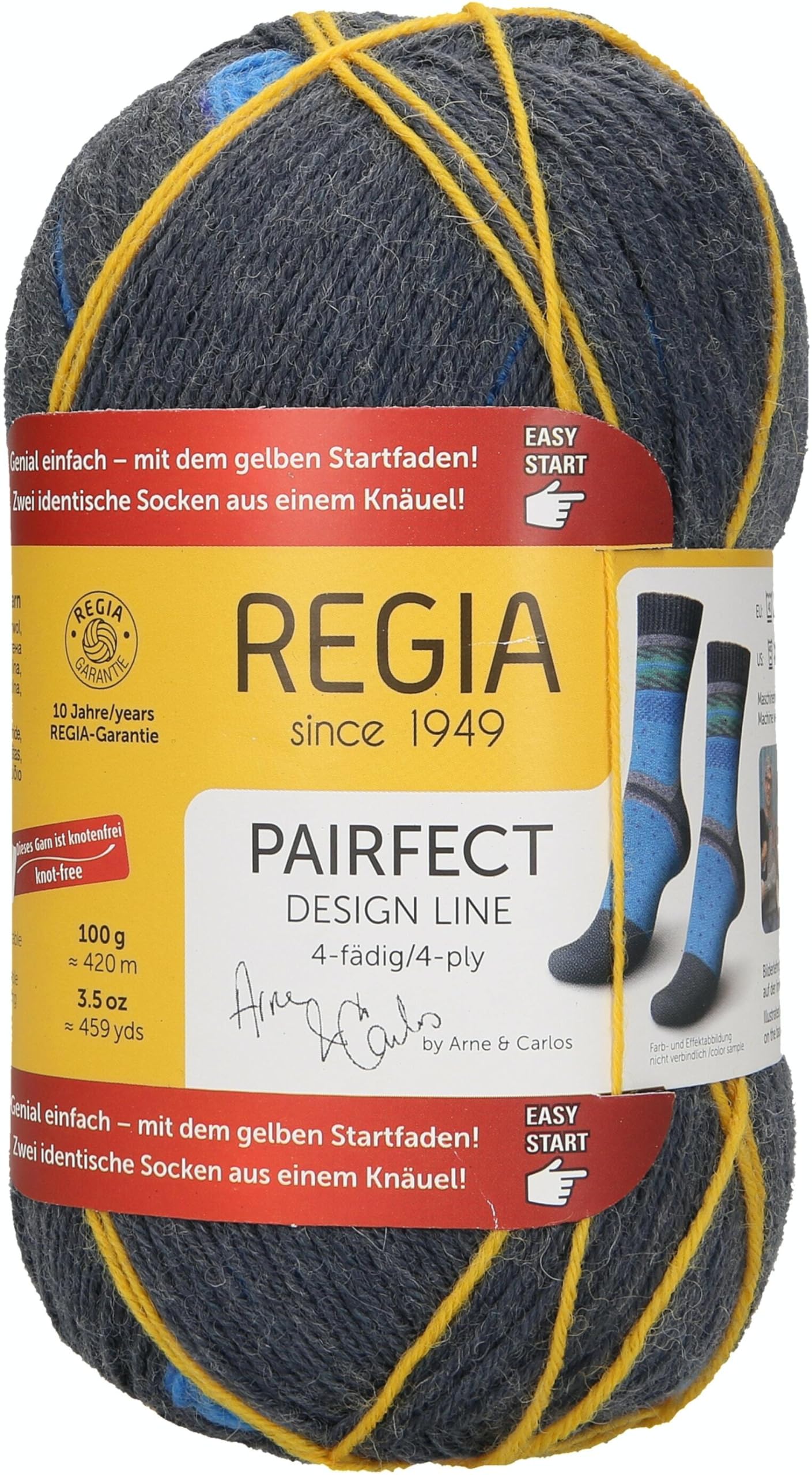 4-Ply Yarn - Pairfect A&C Design 6818 - Soft Blue Knitting Yarn for Sweaters, Scarves & DIY Crafts - Perfect for Crochet, Handmade Gifts & Home Decor Projects