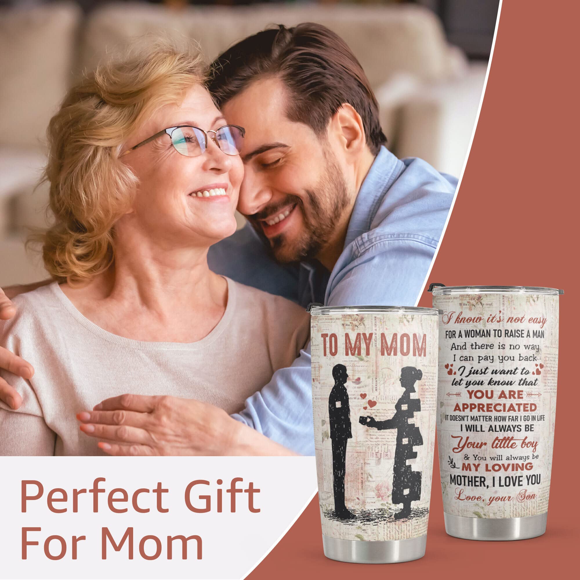 Macorner Mother's Day & Birthday Gifts for Mom - 20oz Stainless Steel Tumbler for Women, Perfect for Coffee, Tea, and On-the-Go Hydration