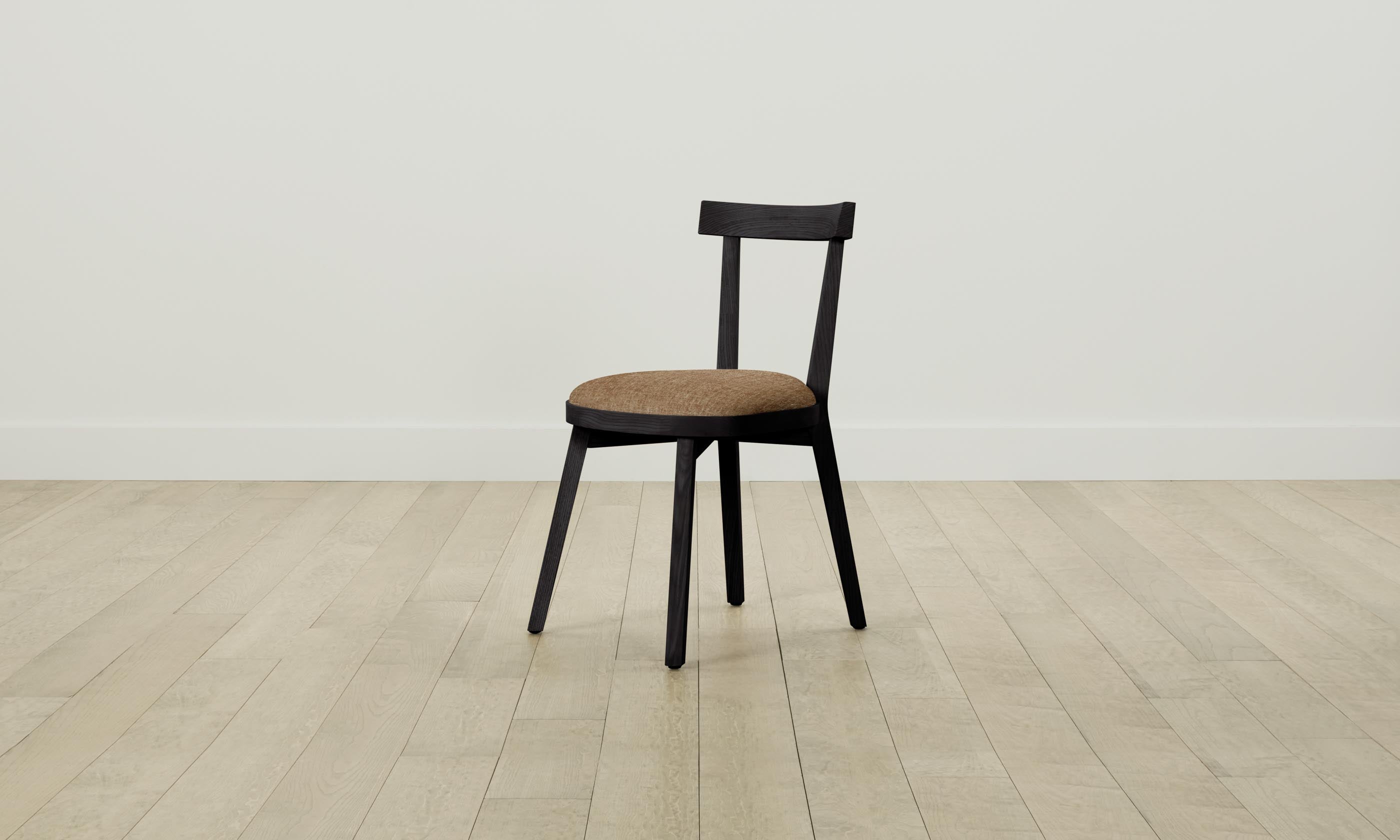 Allen Dining Chair - Heritage Belgian Linen Upholstered Seat - Modern Farmhouse Style for Dining Room, Kitchen & Home Decor