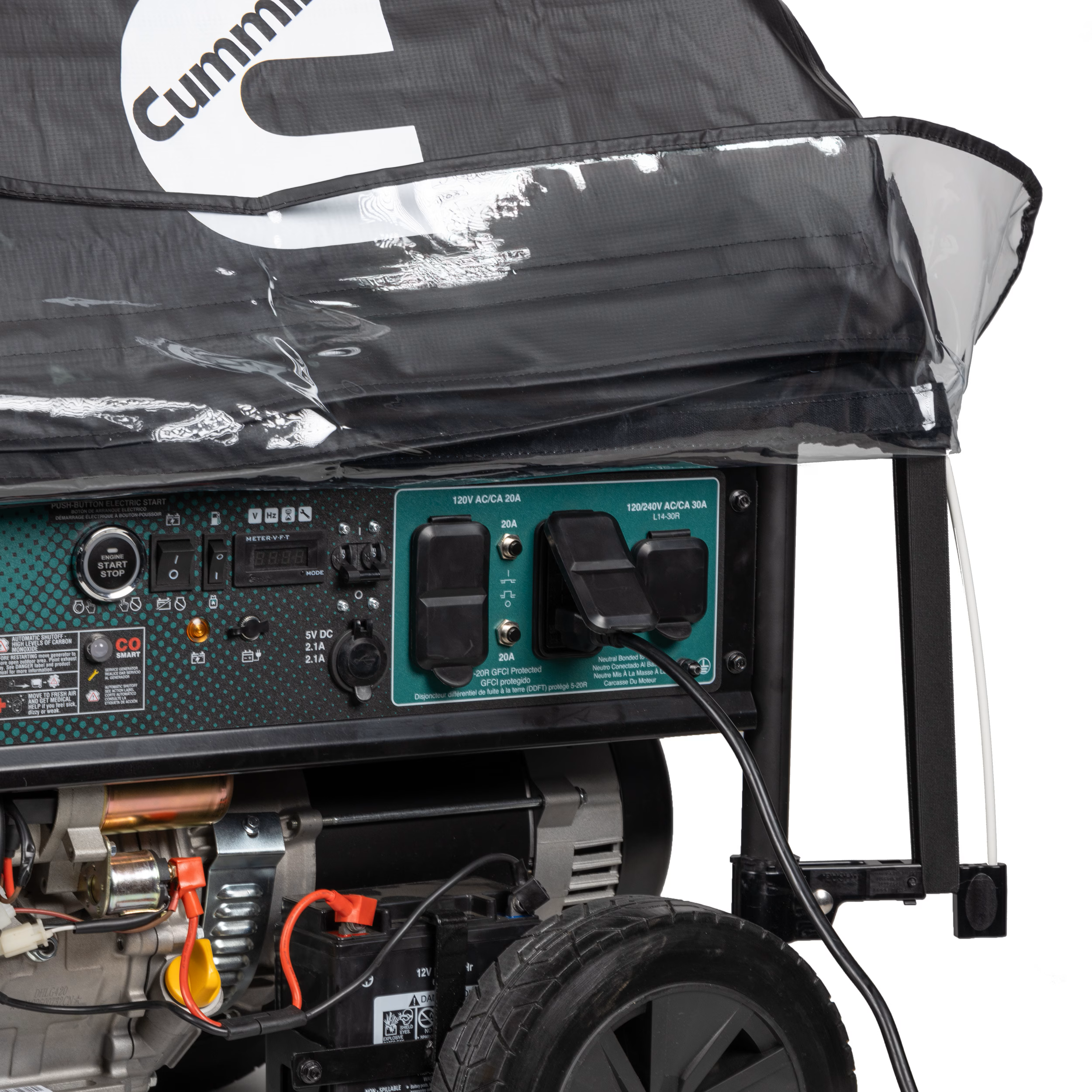Cummins Onan P9500DF/P9500DF EFI Portable Generator Cover - Weatherproof Protection for Outdoor Power Equipment - Perfect for Camping, RV Trips & Emergency Backup Power