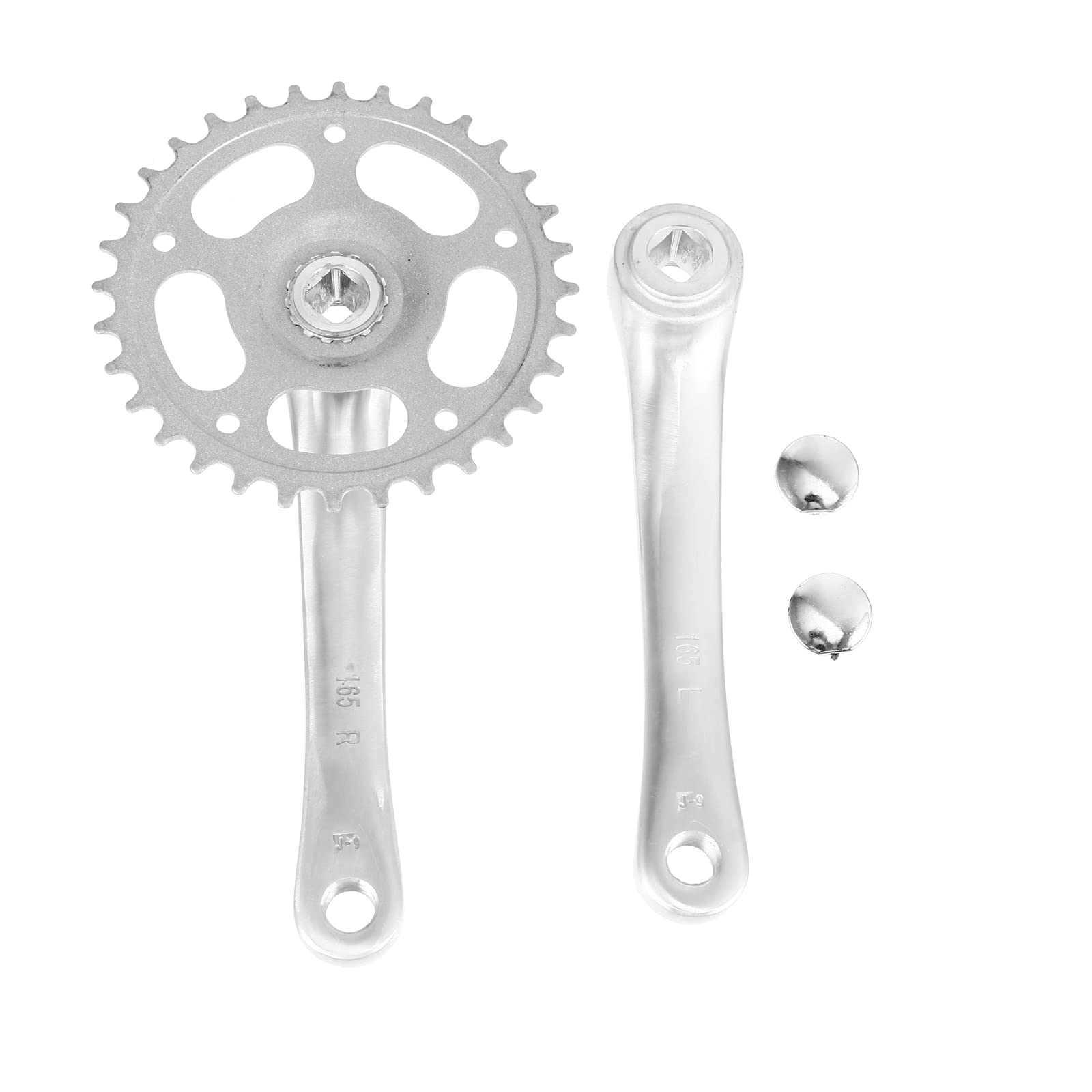 Abaodam 1 Set Single Ring Bike Crankset Kit - Lightweight Single Chainwheel Crankset for Mountain Bikes & Road Bikes - Perfect for Cycling Upgrades and Maintenance