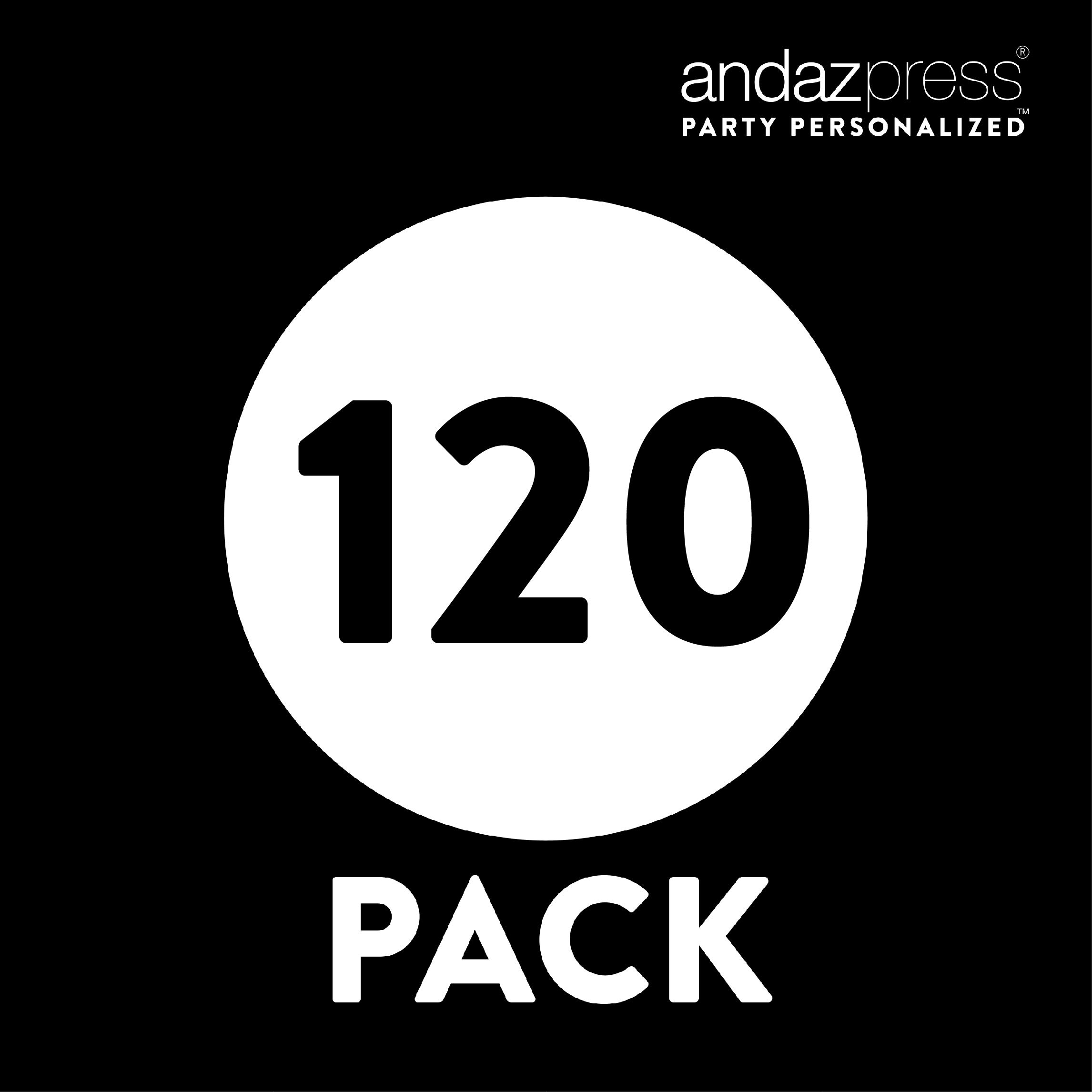 Andaz Press Round Small Business Sticker Labels - 120-Pack Waterproof Labels for Packaging, Shipping & Organizing - Perfect for Jars, Envelopes, Retail Products & DIY Crafts