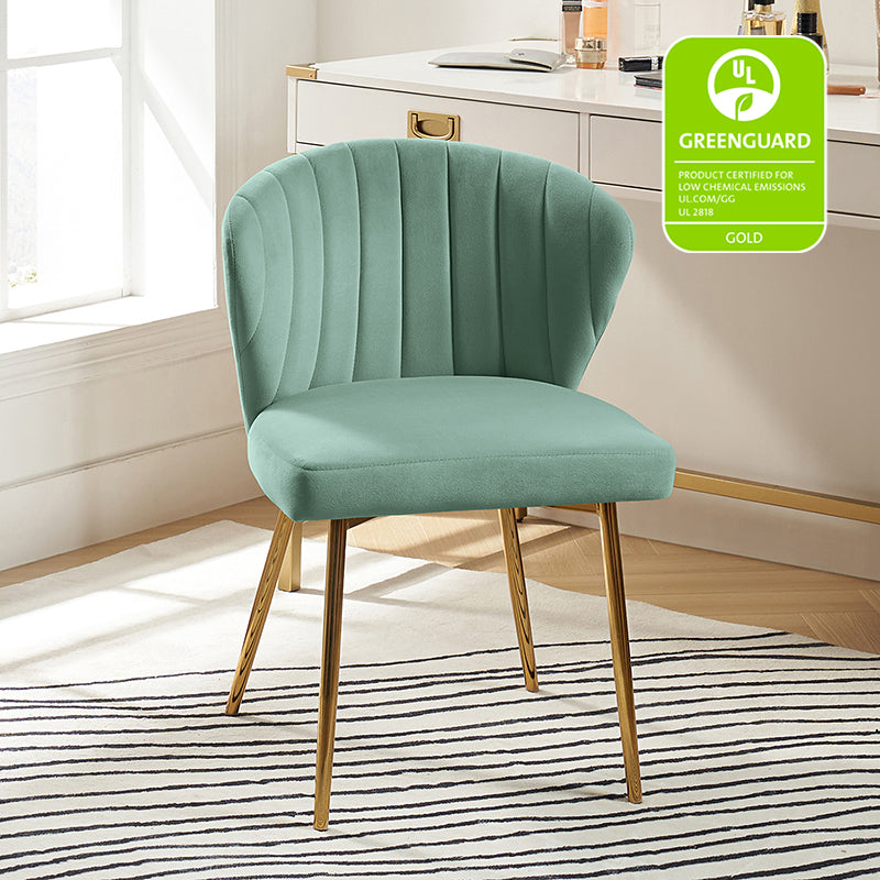 Luxury Aruna Velvet Upholstered Accent Chair - Soft Velvet Fabric, Comfortable Seating for Living Room, Bedroom, or Office - Elegant Home Decor & Stylish Furniture
