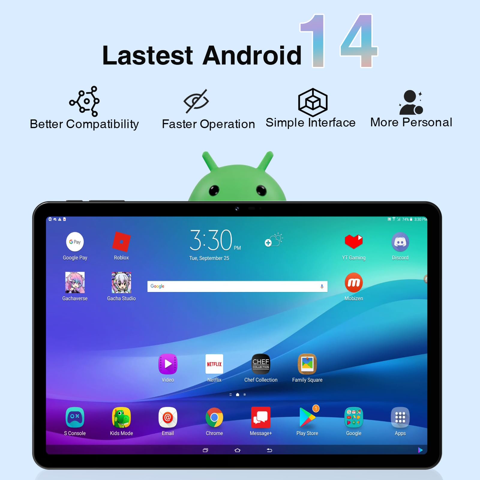 DOOGEE T30SE 11 Inch Android 14 Tablet - 9GB RAM 128GB ROM (Expandable 1TB) - 8580mAh Battery - 2.4K IPS Touchscreen - 4G LTE & 5G WiFi - Octa Core Processor - 13MP+5MP Cameras - OTG/GPS/BT5.0/TÜV Certified - Black | Perfect for Work, Study, Streaming & Gaming