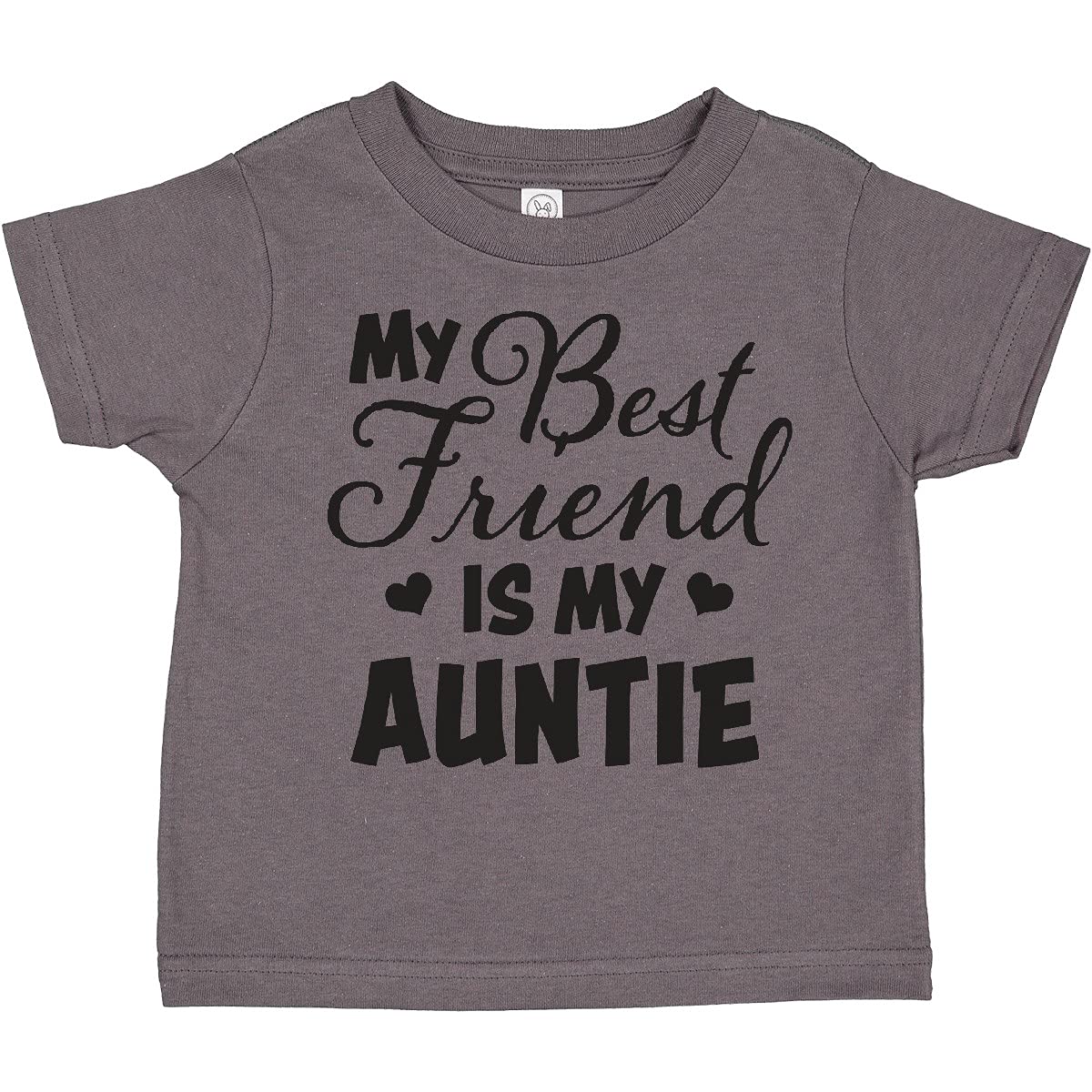 My Best Friend is My Auntie with Hearts Toddler T-Shirt - Perfect for Family Gatherings & Special Occasions