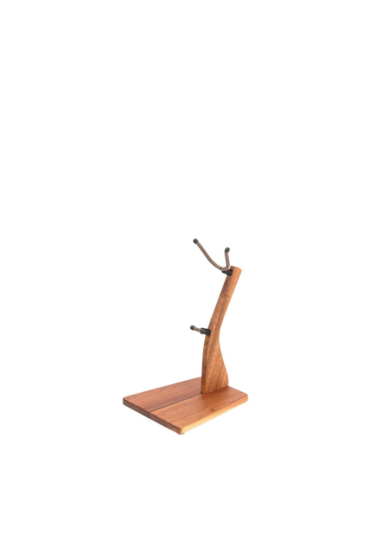 Premium Handcrafted Solid Mahogany Wood Saxophone Floor Stand | USA Made Zither Wooden Instrument Holder | Perfect for Jazz Performances, Studio Sessions & Home Decor