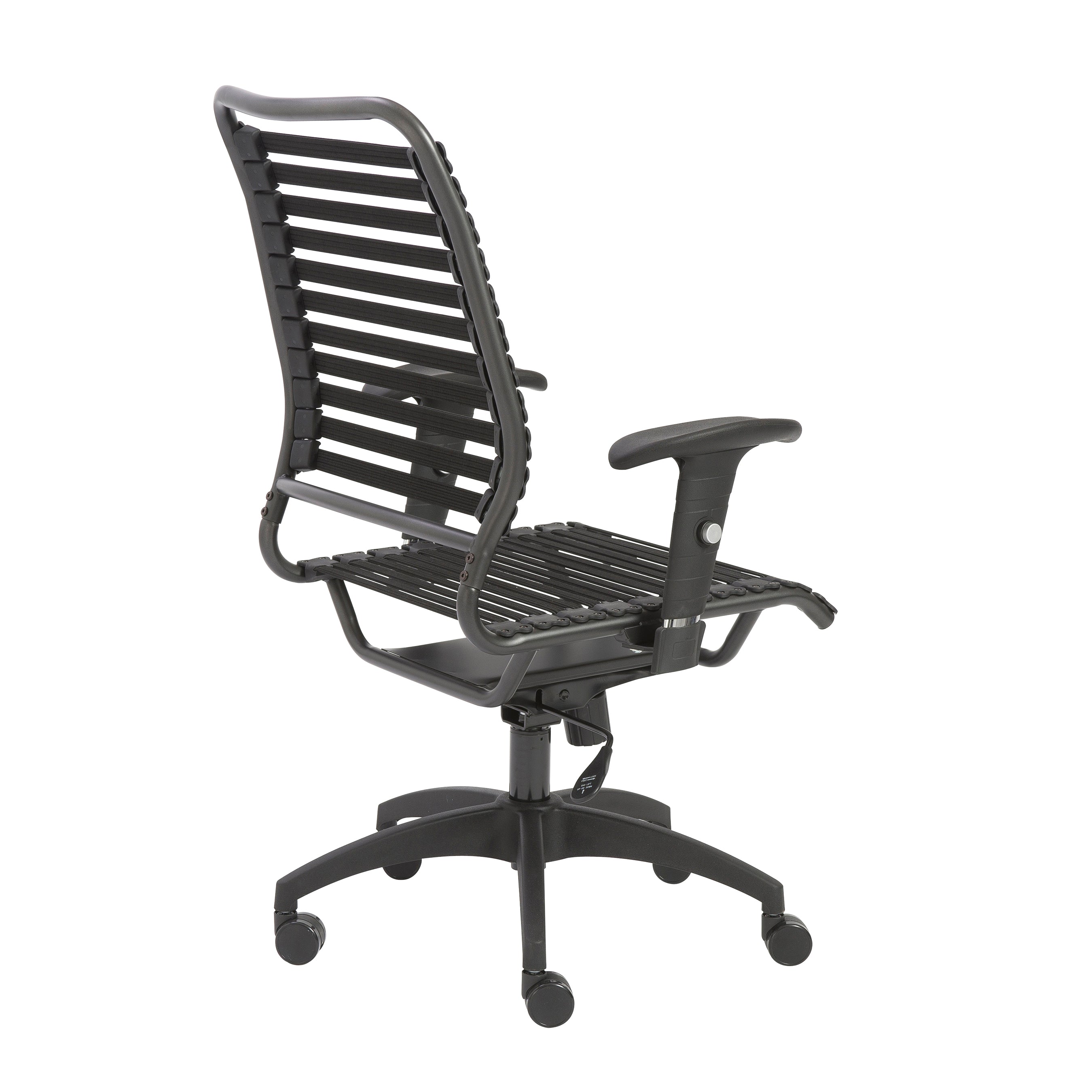 Ergonomic High Back Office Chair - Black Mesh with Graphite Frame & Swivel Base for Home Office, Gaming & Workspace Comfort