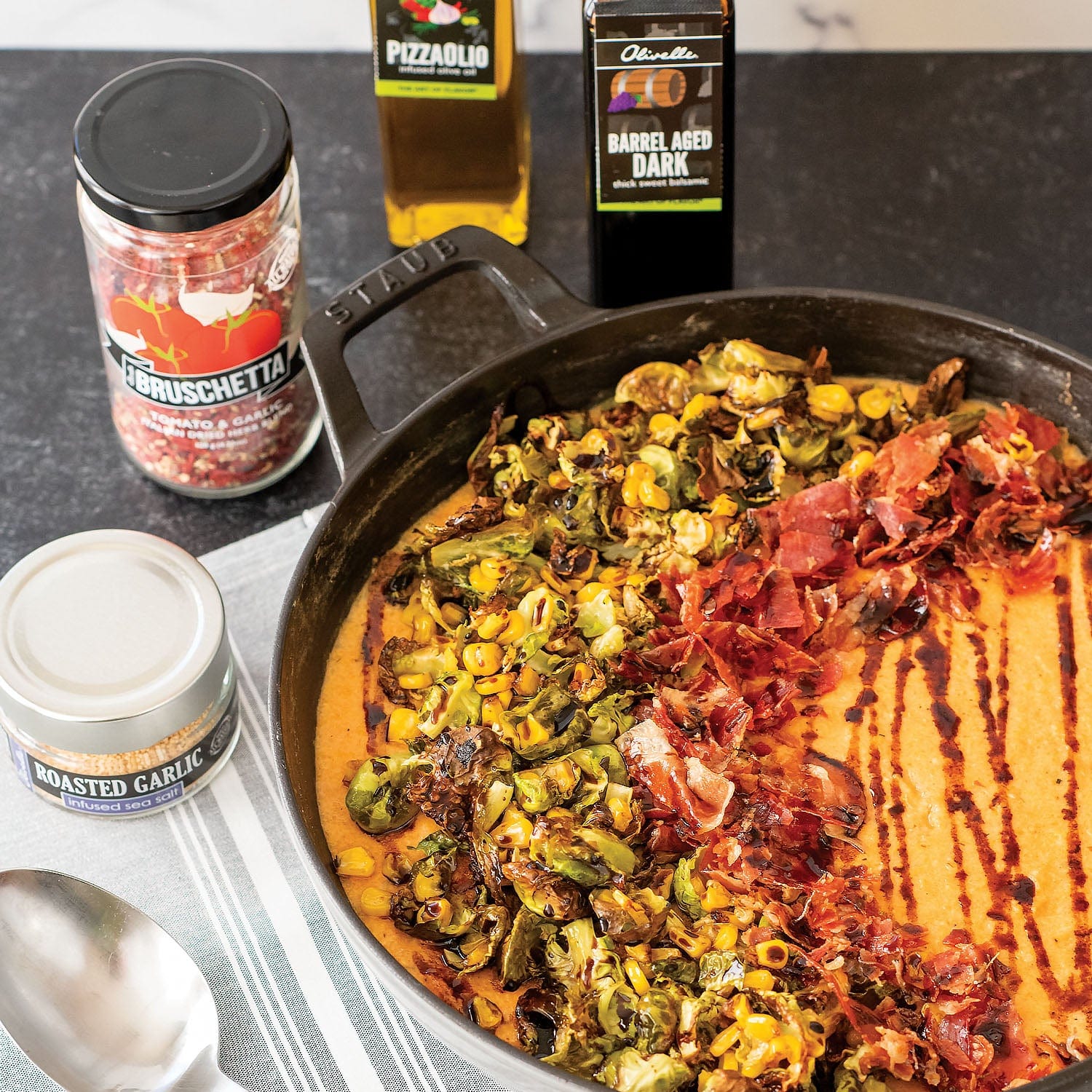 Olivelle Barrel Aged Dark Thick Sweet Balsamic Vinegar - Premium Italian Balsamic for Salads, Marinades & Gourmet Cooking