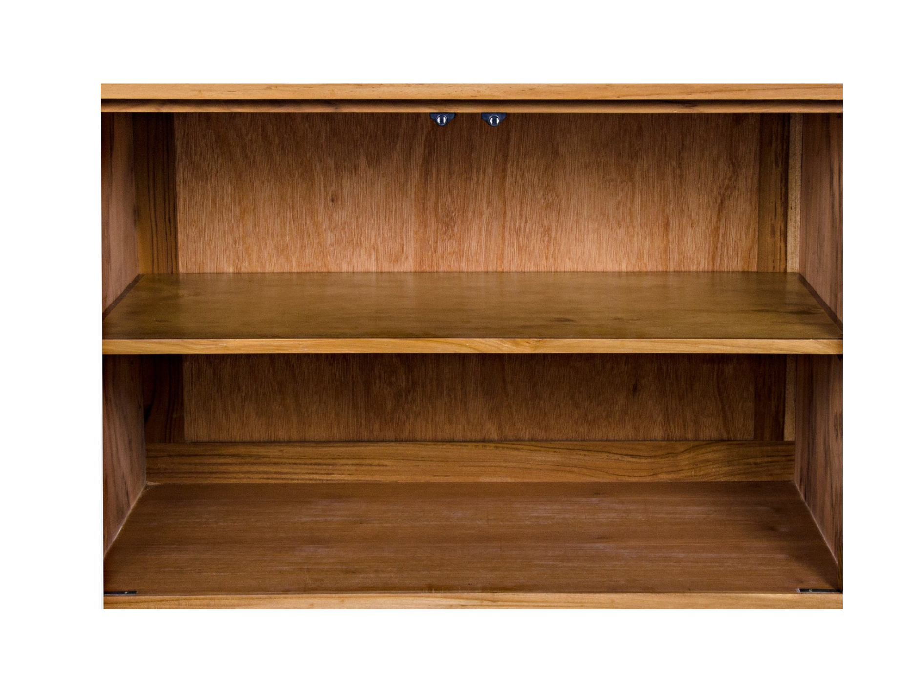 Stylish Teak and Seagrass Sideboard - Mid-Century Modern Buffet Cabinet with Storage - Perfect for Dining Room, Living Room or Entryway Organization