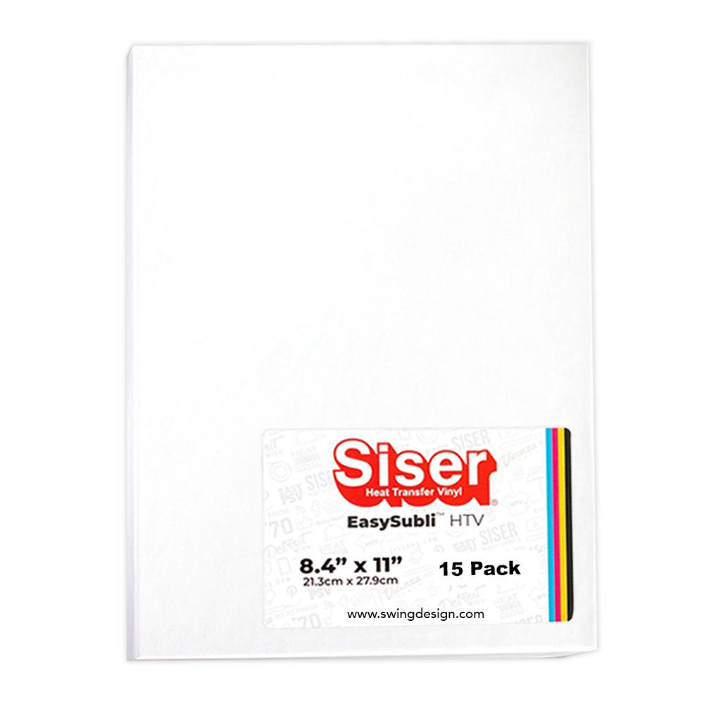 Siser EasySubli Sublimation Heat Transfer Vinyl Sheets 8.4