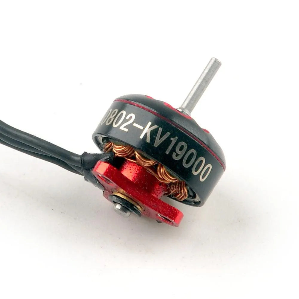 Happymodel EX0802 19000KV Brushless Motors - 1mm Shaft for Mobula6 HD Drone - High Performance Tiny Whoop Motors (4 Pack) - Perfect for FPV Racing and Indoor Drone Flying