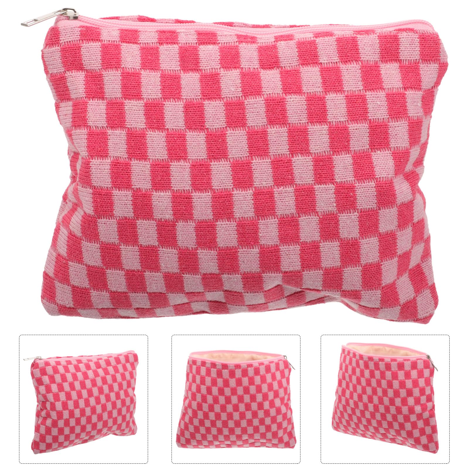 Healvian Portable Tampon & Sanitary Napkin Bag - Pink Small Cosmetic Pouch for Women | Perfect for Travel, Gym, Work & Nursing Essentials Storage | Compact Makeup & Feminine Care Organizer