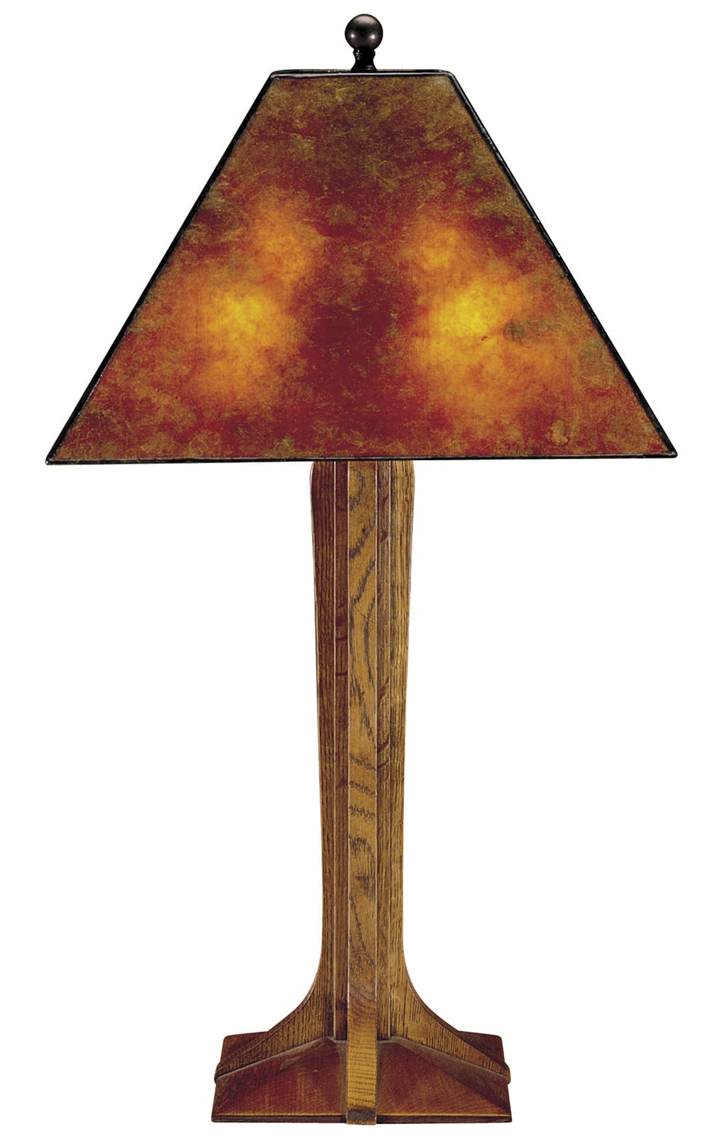 Vintage Style Corbel Base Table Lamp with Mica Shade - Elegant Home Decor Lighting for Living Room, Bedroom & Office