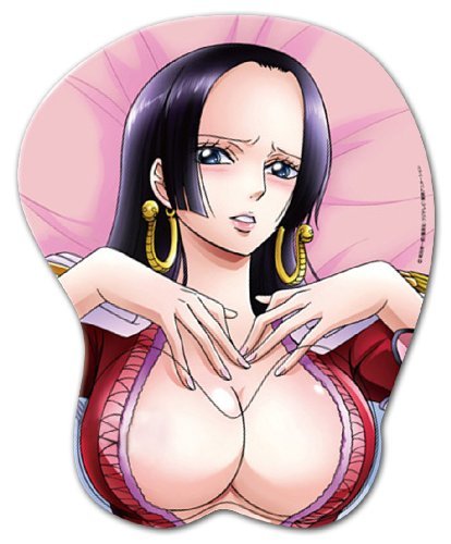 3D Mouse Pad with One Piece Boa Hancock Design - Ergonomic Wrist Support for Gaming & Office Use - Anime Themed Mousepad for Fans & Collectors