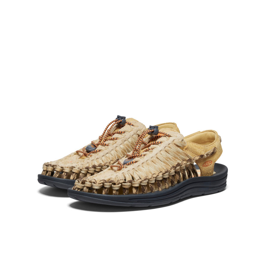 UNEEK Flat Cord Sneakers for Men - New Wheat/Reed Yellow | Comfortable & Stylish Slip-On Shoes for Casual Wear, Walking & Outdoor Activities