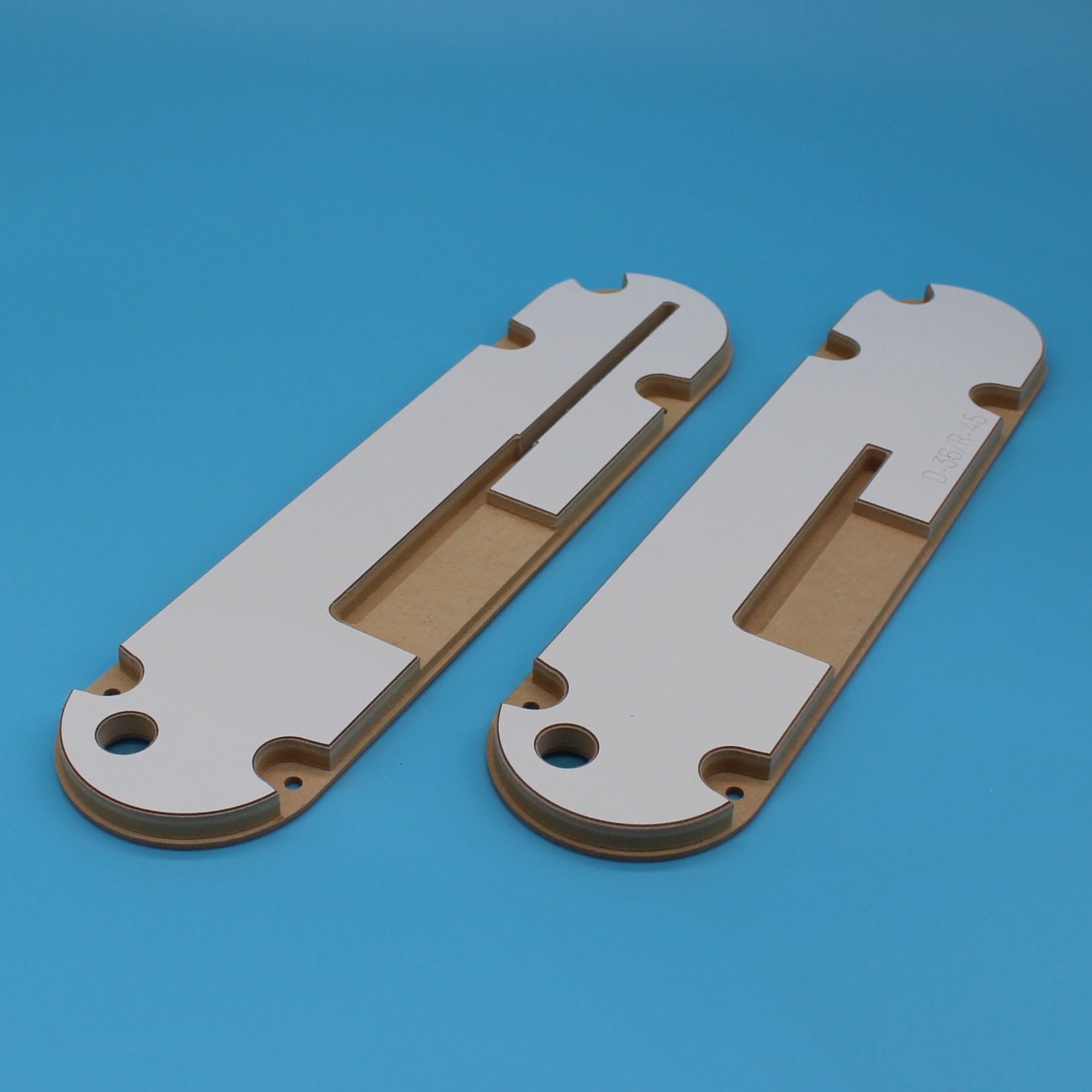 ZEROSERT Zero Clearance Table Saw Inserts with DADO - Compatible with Delta & Ridgid Table Saws - Premium Laminated Wood (2-Pack) - Perfect for Woodworking, Cabinetry, and Precision Cutting Projects