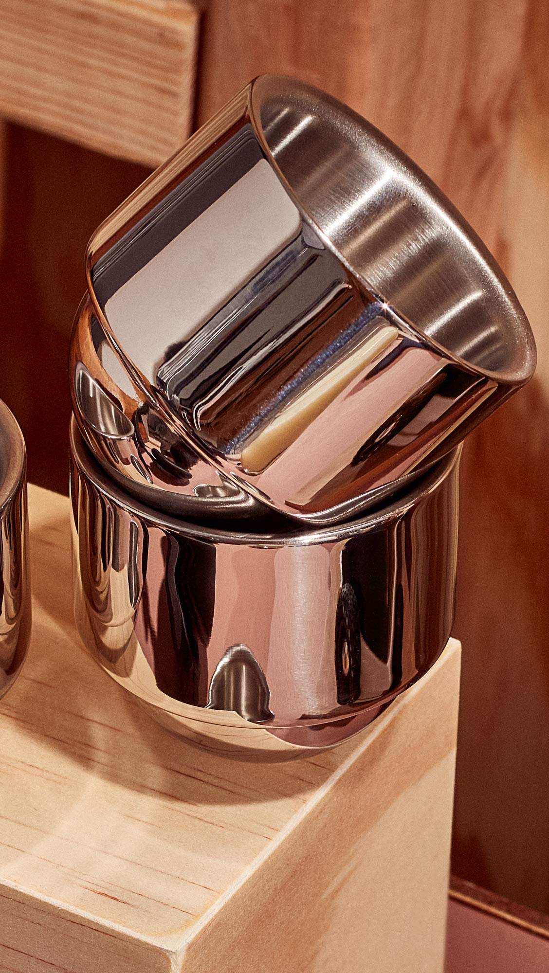 Tom Dixon Brew Espresso Cups - Premium Stainless Steel Coffee Mugs in Sleek Grey (Set of 2) - Perfect for Home Baristas, Coffee Shops & Modern Kitchens
