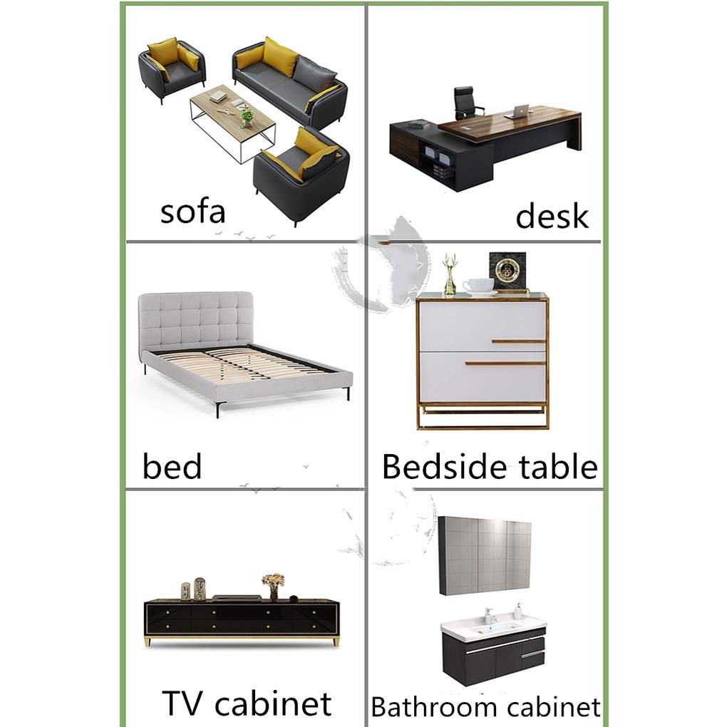 4 Pcs Wrought Iron Furniture Legs - Heavy Duty Metal Table Legs, Sofa Bed Risers, Cabinet & Stool Feet - Replacement Support Legs for Home Office & Living Room Furniture