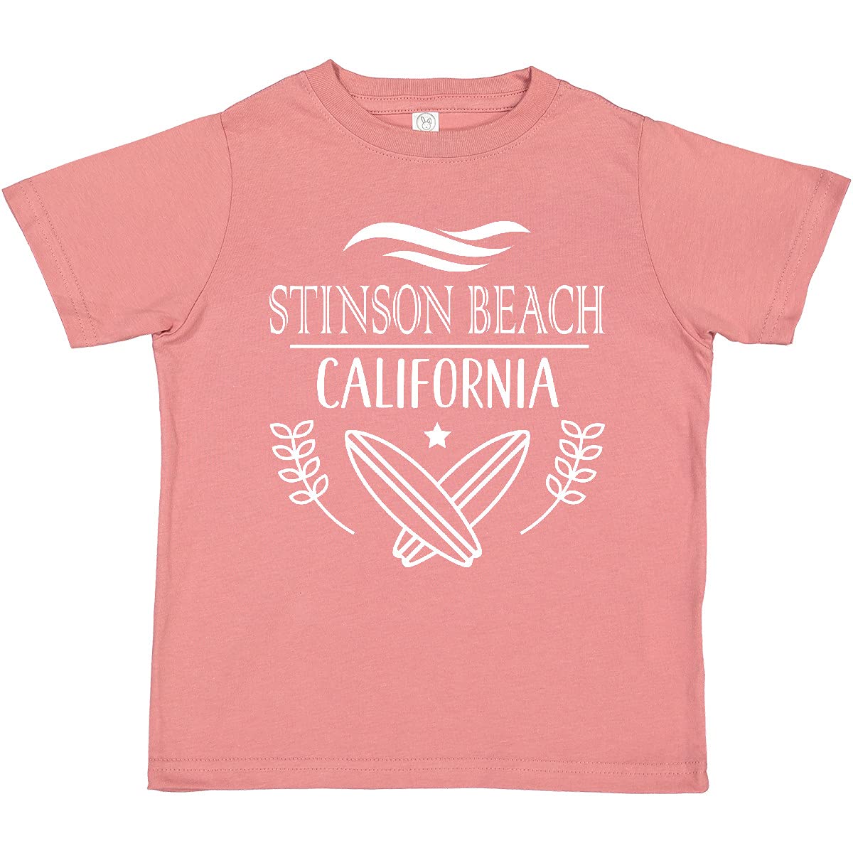 Inktastic Stinson Beach California Surfing Toddler T-Shirt - Cute Summer Vacation Outfit for Boys & Girls - Perfect for Beach Trips, Family Holidays & Surfing Adventures