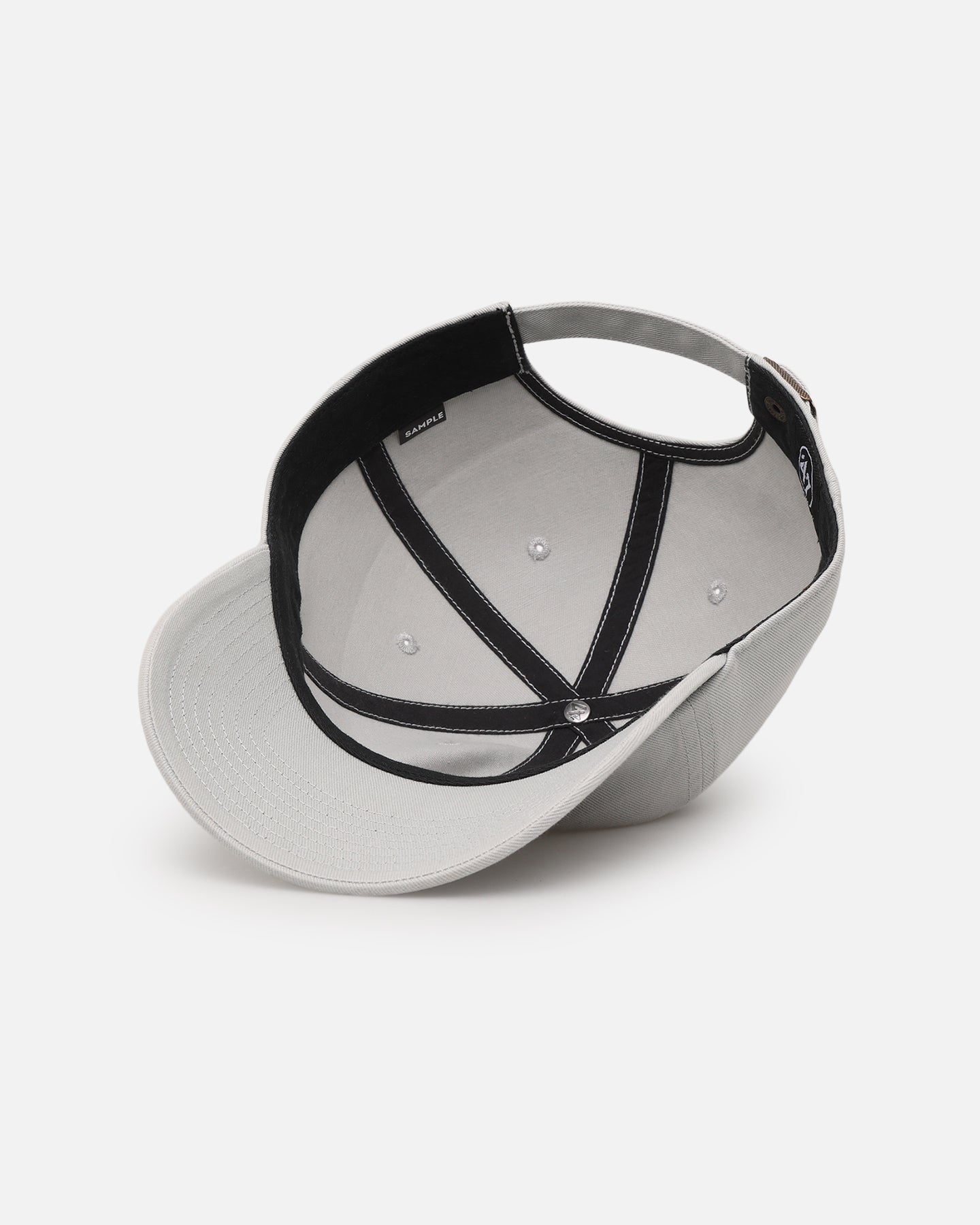 47 Brand Los Angeles Dodgers 'Ballpark' 47 Clean Up Strapback Gray Hat - Adjustable Snapback Cap for Baseball Fans, Streetwear & Casual Outfits