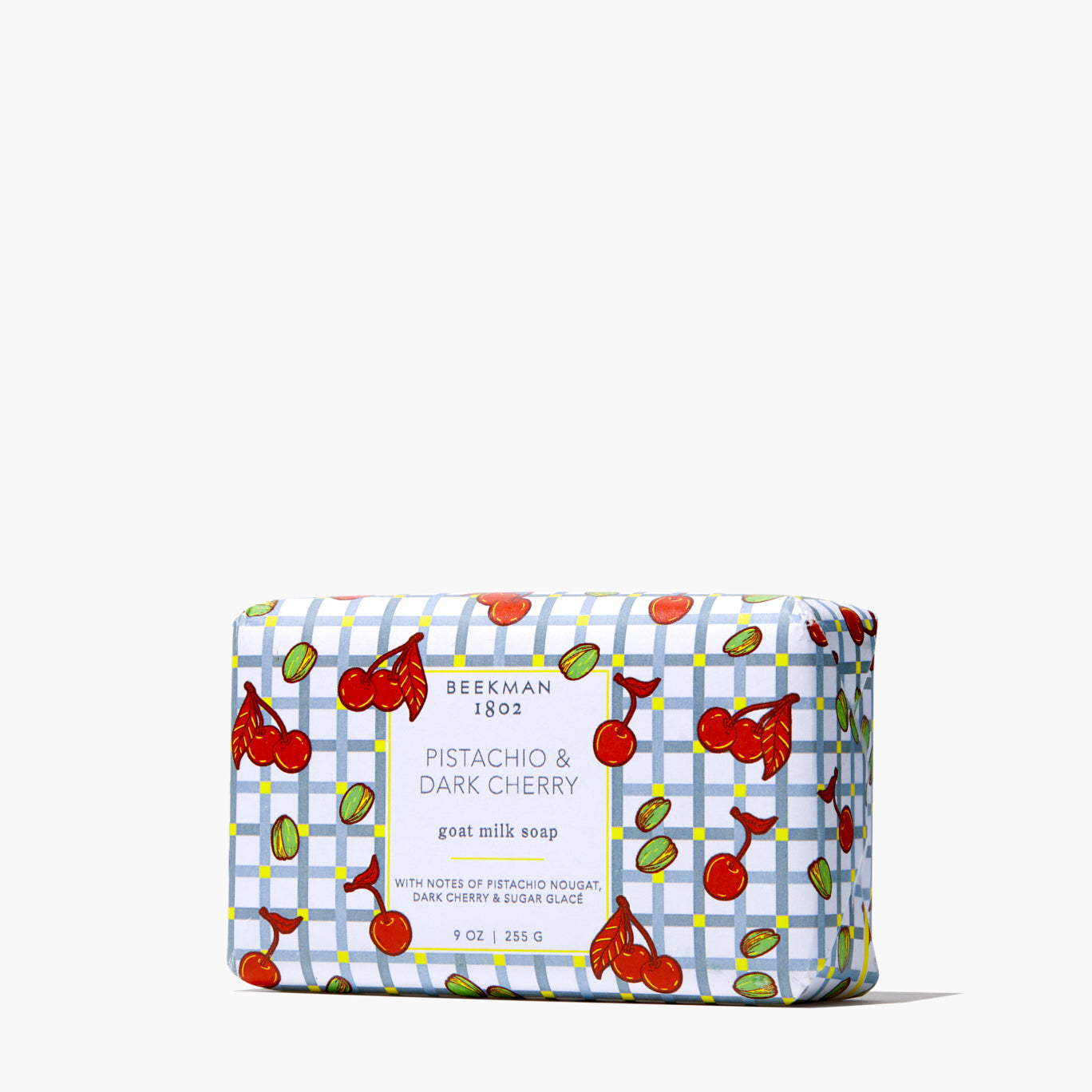 Organic Pistachio & Dark Cherry Goat Milk Soap - Natural Moisturizing Bar for Dry & Sensitive Skin - Perfect for Daily Face & Body Cleansing, Spa & Gift Giving