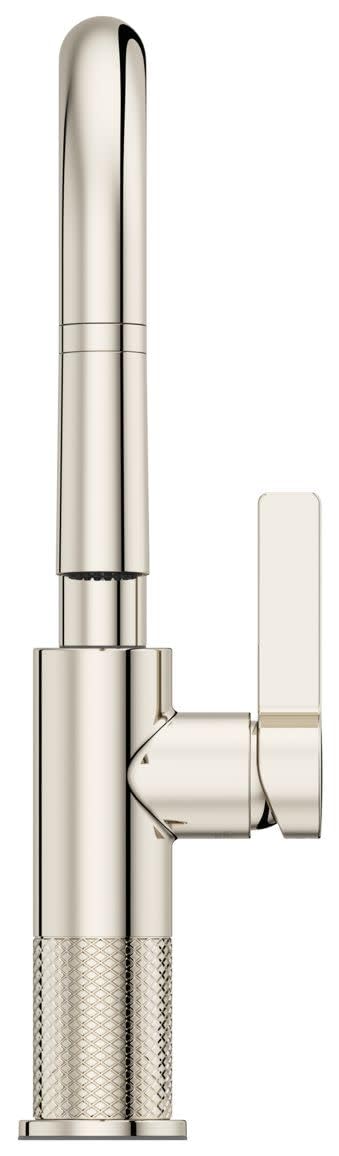 Pfister GT572-MTB Matte Black Kitchen Faucet with Pull-Down Sprayer - Modern Single Handle Waterfall Design for Sink - Perfect for Home, Restaurant & Commercial Use