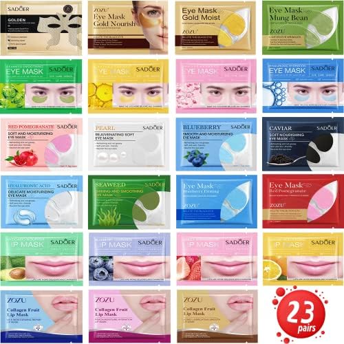 Hyaluronic Acid Eye Mask for Puffy Eyes & Dark Circles - Anti-Aging Skincare Treatment for Women - Perfect for Nighttime Use & Travel